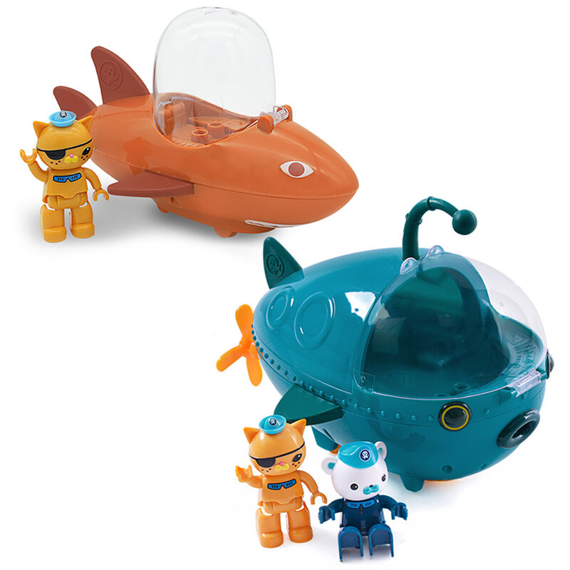 Octonauts الغواصة لعبة فانوس قارب السمك نموذج لجسم دمية الأطفال حمام المياه اللعب لعبة الحمام التعليم المبكر لعبة