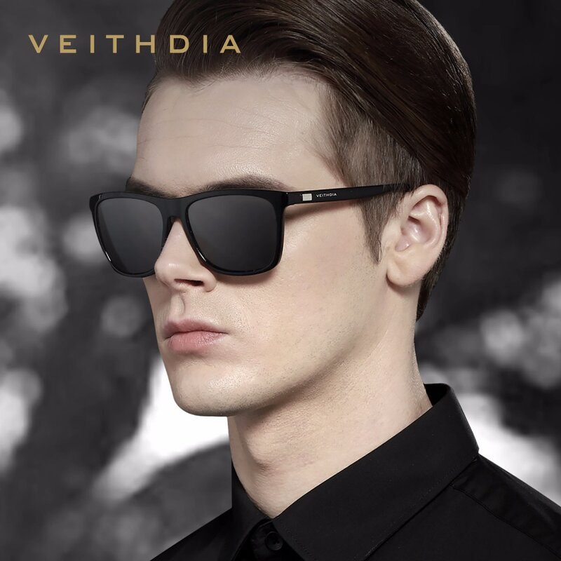 VEITHDIA النظارات الشمسية الرجال النساء خمر الرياضة اللونية الاستقطاب UV400 عدسة نظارات اكسسوارات نظارات شمسية للذكور V6108