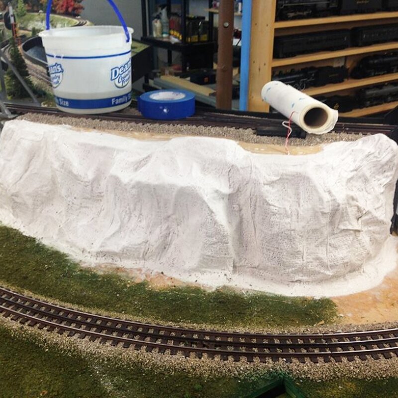 متعدد الحجم الجص القماش ، نموذج مقياس مواد بناء المناظر الطبيعية نموذج قطار تخطيط السكك الحديدية مشهد لتقوم بها بنفسك مصغرة Dioramas