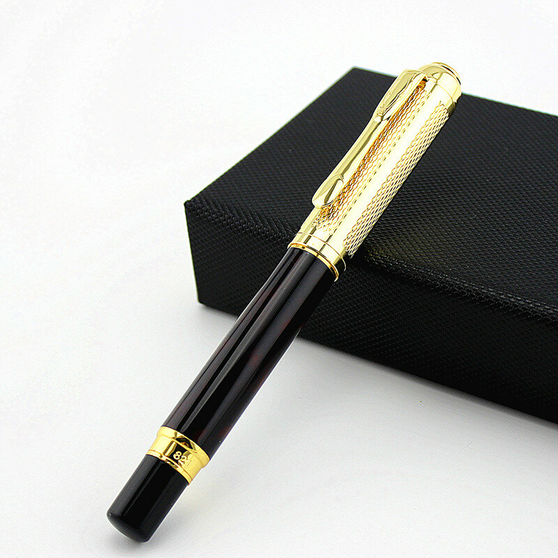 فاخر 821 قلم حبر معدني كلاسيكي جديد قلم كليب مدرسة ذهبية طالب هدايا مكتبية القرطاسية