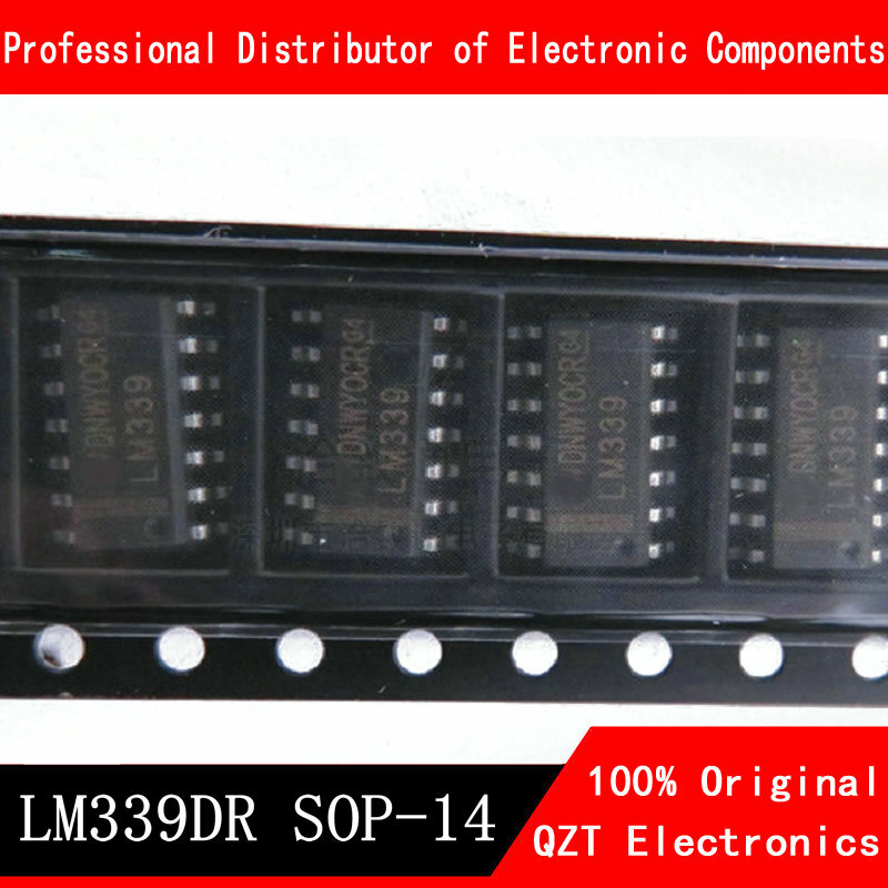 10 قطعة LM339 SOP14 LM339DR SOP-14 جديدة ومبتكرة IC شرائح