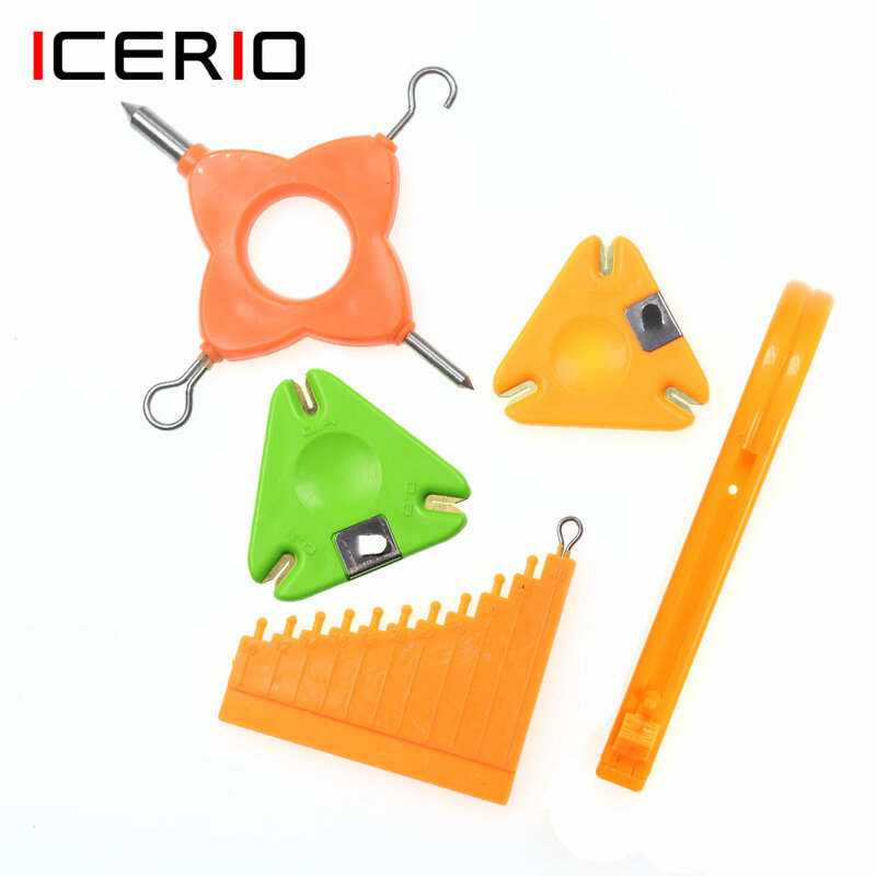 ICERIO 1 قطعة الكارب الصيد أداة 4 في 1 متعددة مجتذب أداة قياس الشعر أداة Chod تلاعب أداة الكارب الصيد اكسسوارات خط القاطع