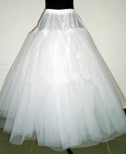 تنورة داخلية بلا هودي كرينولين لحفلات الزفاف ، تنورة بيضاء ، تنورة تحتية