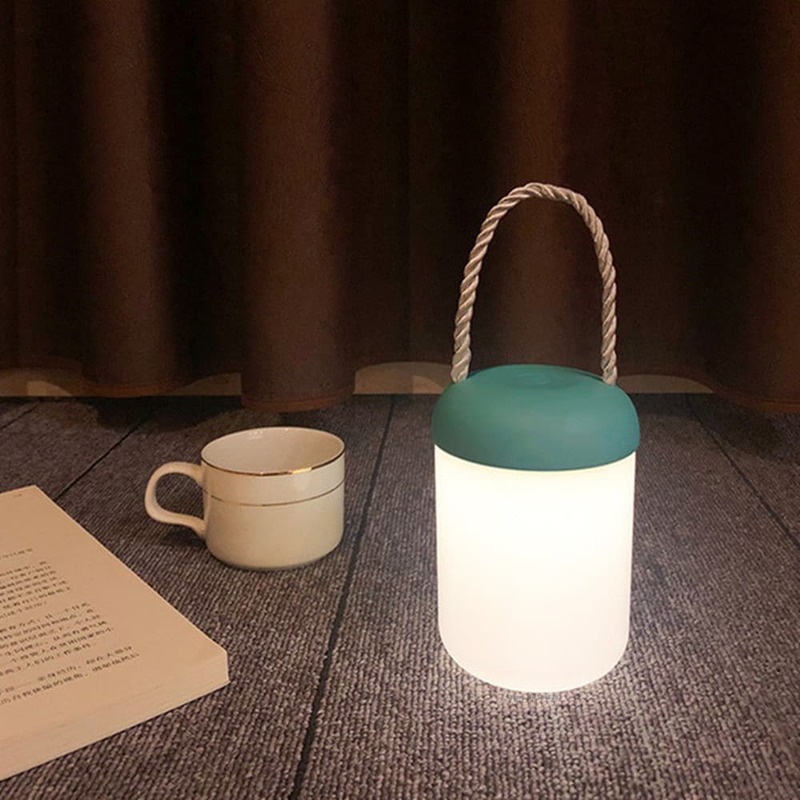 المحمولة LED ليلة ضوء اللمس عكس الضوء فانوس خارجي USB قابلة للشحن أباجورة غرفة نوم للأطفال طفل هدية