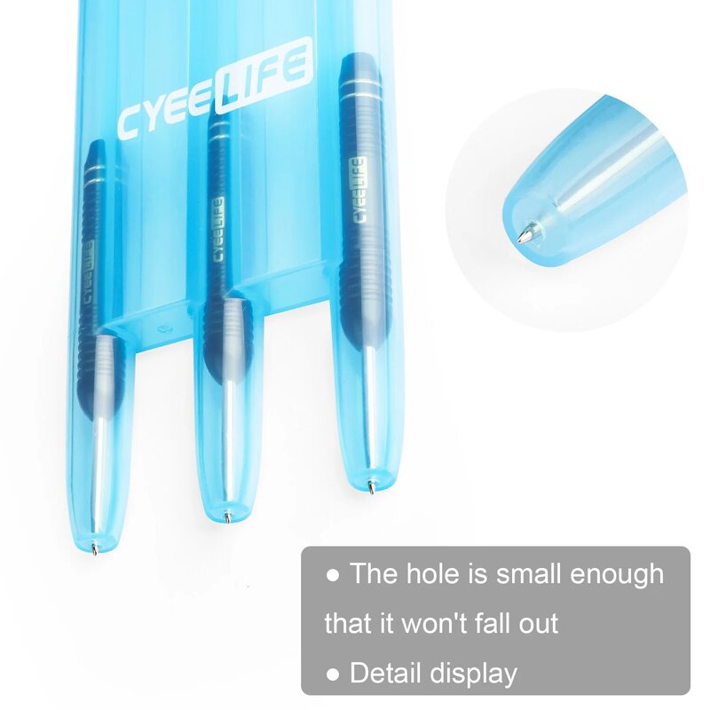CyeeLife البلاستيك النبال حقيبة حمل مع مفتاح مشبك السهام حمل محفظة صندوق حامل 11 ألوان 1 قطعة