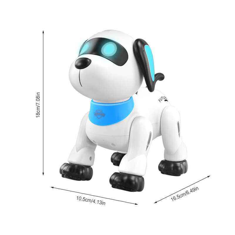 الذكية يتحدث RC روبوت الكلب المشي والرقص التفاعلية الحيوانات الأليفة جرو روبوت الكلب التحكم عن بعد صوت الالعاب الذكية للأطفال