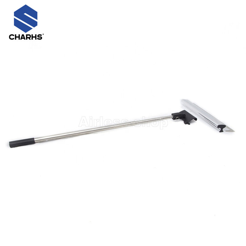 Charhs مجموعة شفرات القشط-10 "، 24" ، 32 "مع ملعقة مقبض قابلة للتمديد لأدوات الحائط اللوحة تعطي شفرة الغيار 0.5 مللي متر 0.3 مللي متر