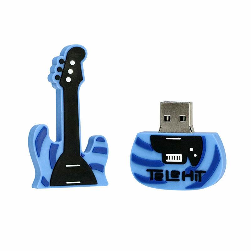 USB 2.0 فلاش يو القرص الأحمر الأزرق الموسيقى الغيتار الكهربائي مضحك هدية بندريف 64 جيجابايت 16 جيجابايت 32 جيجابايت 4 جيجابايت 8 جيجابايت فلاش ميموري للتخزين عصا