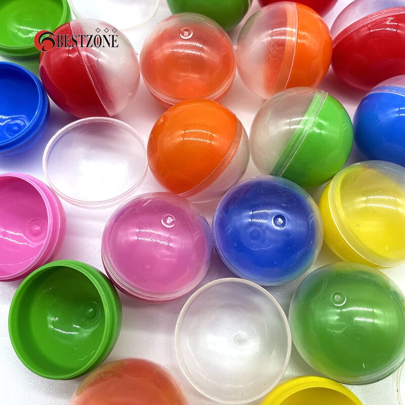 كبسولة لعبة بلاستيكية ملونة للأطفال ، كرة مفاجئة ، آلة بيع ، قشر البيض المنقسم ، 30 قطر ، 5 من من من من الأطفال
