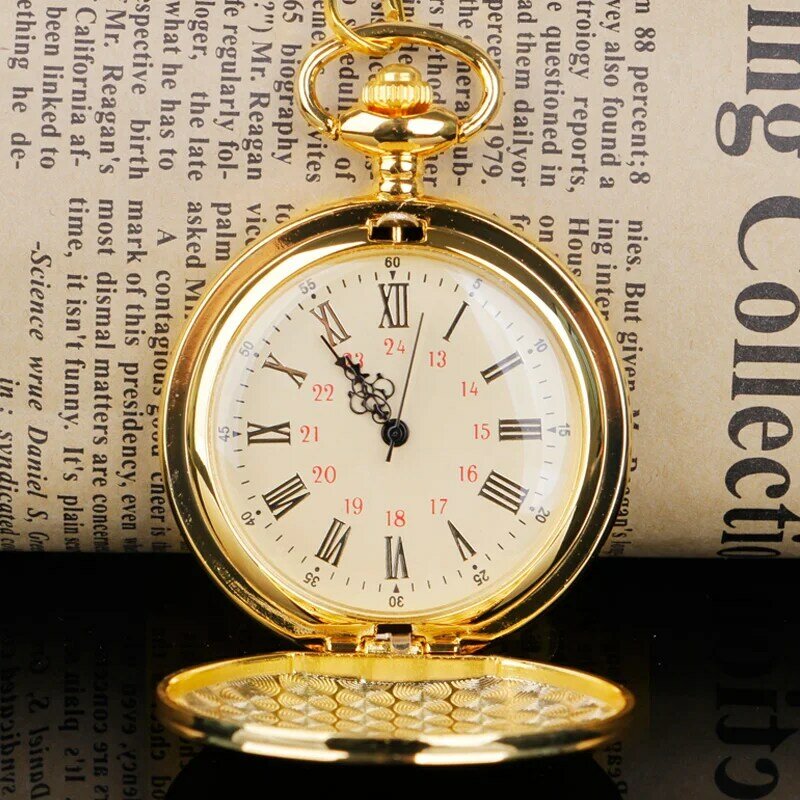 الفاخرة الذهبي ساعة جيب كوارتز "أحبك" زوجين ساعة للهدية قلادة المألوف عالية الجودة هدية الكريسماس