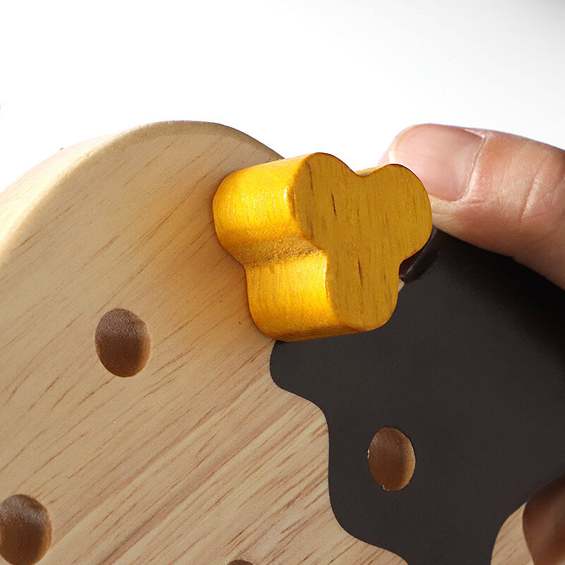 لعبة خيوط الخرز للأطفال ألعاب تعليمية خشبية من مونتيسوري تمارين أولية للأطفال أدوات تدريب على المهارات الحركية الدقيقة للأطفال