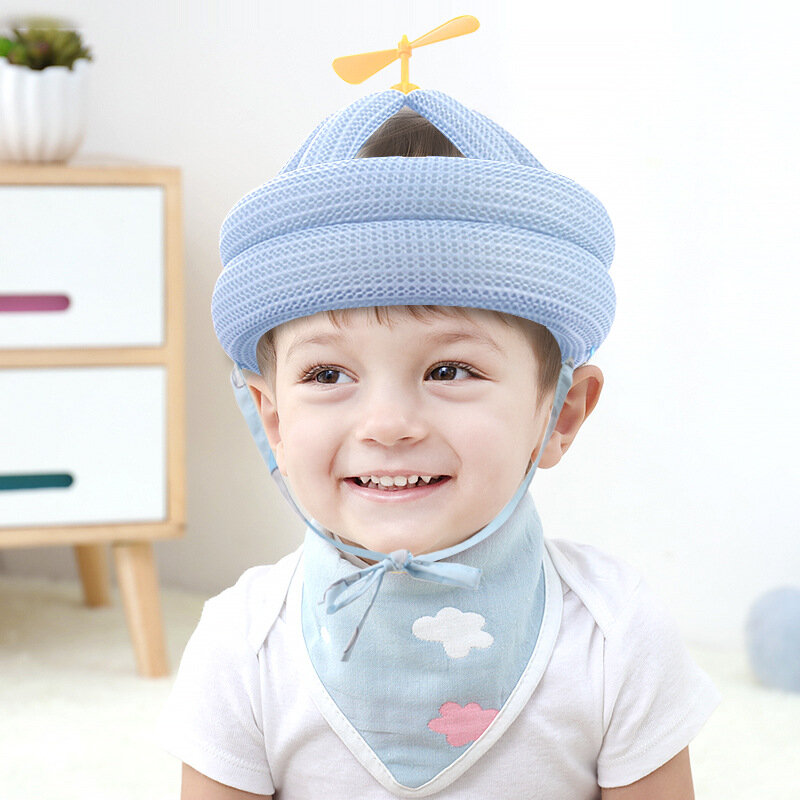 الطفل خوذة واقية سلامة الأطفال الرضع رئيس القطن حماية القبعات قبعة الأطفال المضادة للتصادم يسخر السعة Infantil