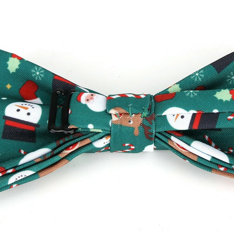 ربطة عنق الكريسماس للرجال والنساء ، الثلج ، شجرة الكريسماس ، حرير جاكار للكبار ، حفلة