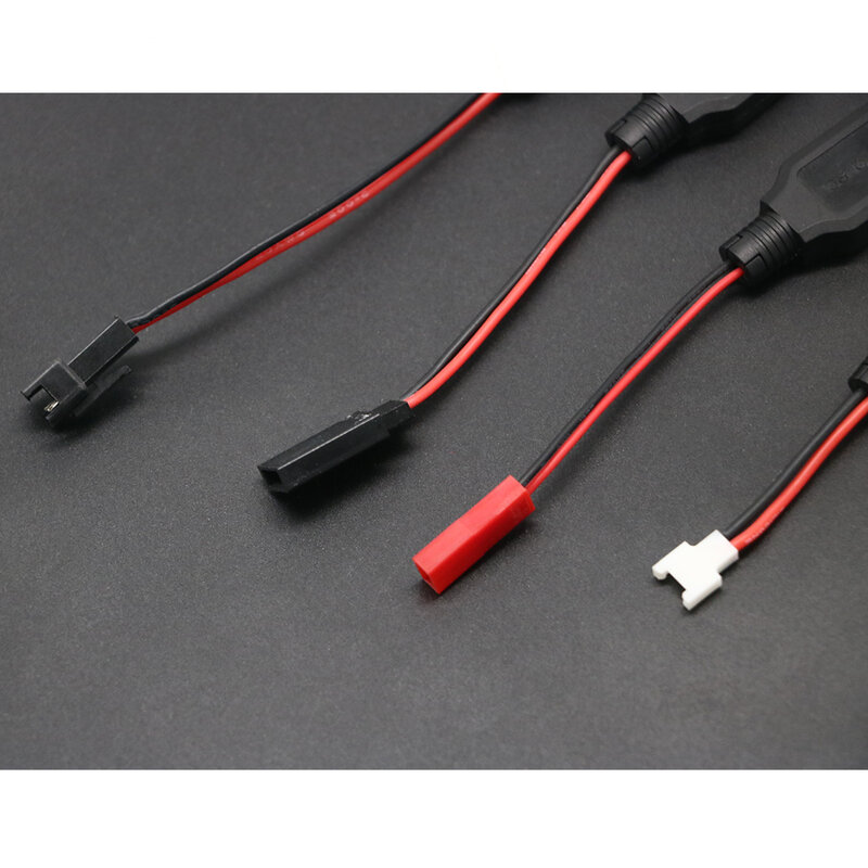 كابل شحن USB ببطارية ليثيوم بقوة 3.7 فولت مع منفذ USB إلى مقبس JST /SM / futaba لأجهزة 3Rc الرباعية بدون طيار