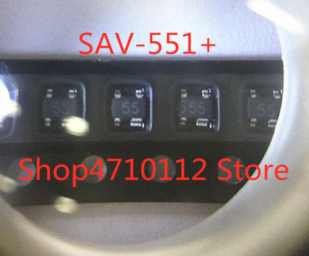 Free Shipping NEW 10PCS/LOT SAV-551+ SAV-551 MARKING 55  SOT143 IC
