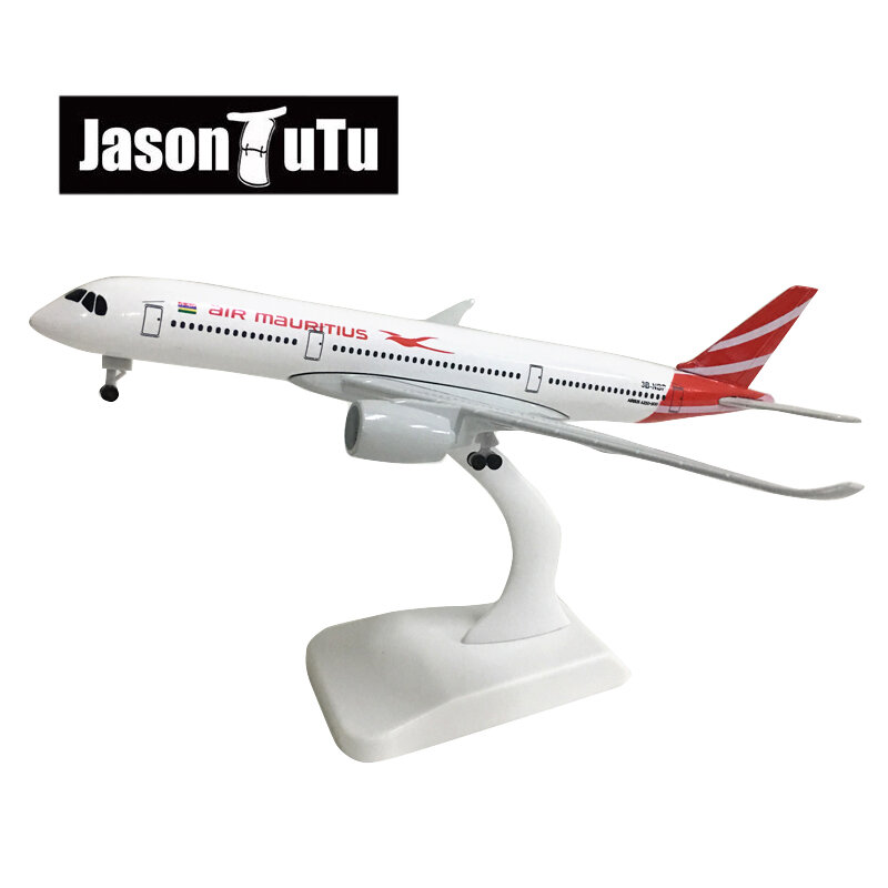 جيسون توتو 20 سنتيمتر الهواء موريشيوس ايرباص A350 نموذج طائرة طائرة طائرة نموذجية دييكاست المعادن 1/300 مقياس الطائرات مصنع بالجملة
