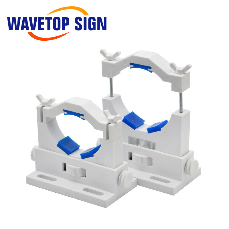 WaveTopSign-حامل أنبوب ليزر CO2 ، دعم تعديل ، قطر 50-80 مللي متر ، دعم بلاستيك مرن لآلة النقش بالليزر CO2