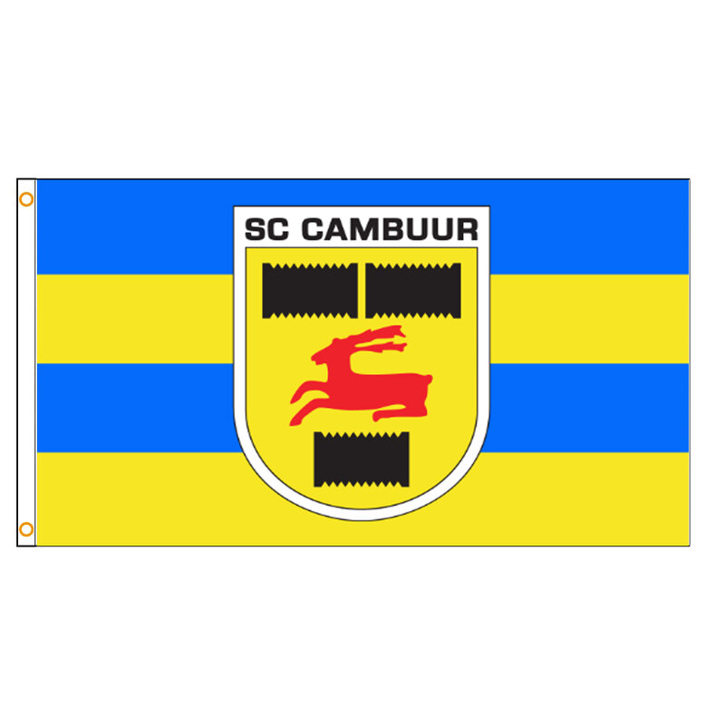 90x150 سنتيمتر 3x5shift هولندا SC Cambuur Leeuwarden العلم