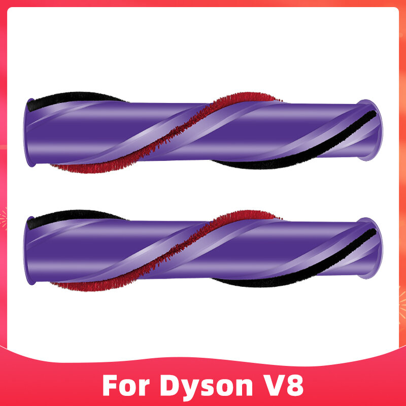 فرشاة بديلة لـ Dyson V8 مكنسة كهربائية للحيوانات المطلقة ، ملحقات قطع الغيار ، لفة-01 ، جديدة ومتوافقة