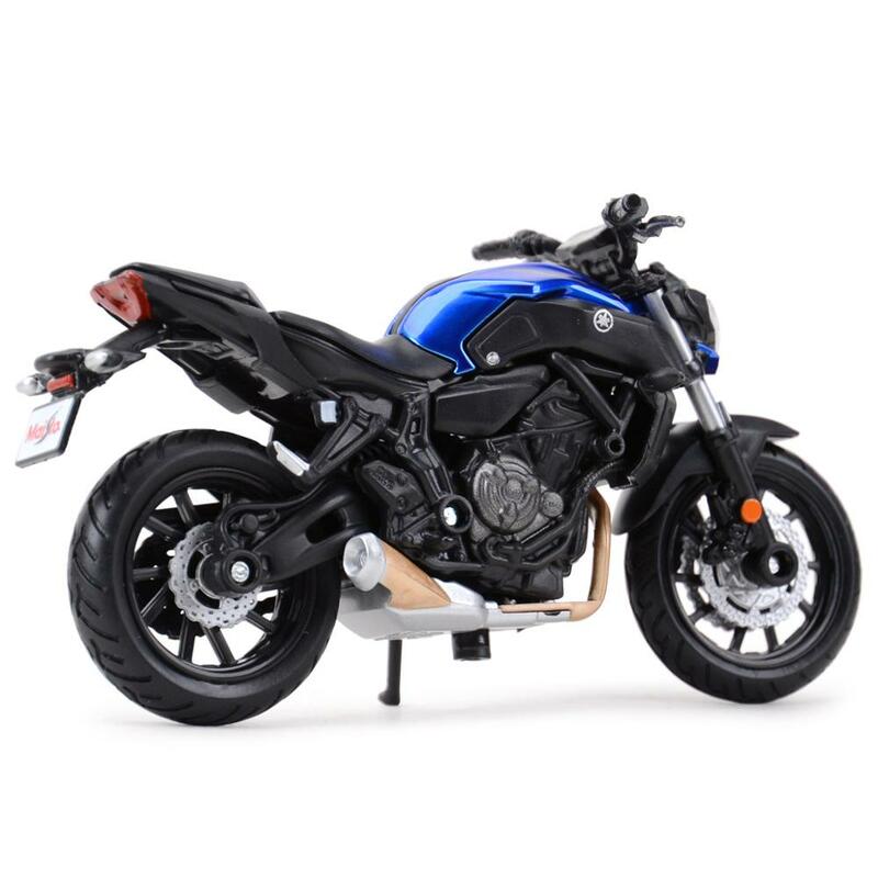Maisto 1:18 2018 Yamaha MT07 مركبات مصبوب ثابتة هوايات قابلة للتحصيل دراجة نارية نموذج اللعب