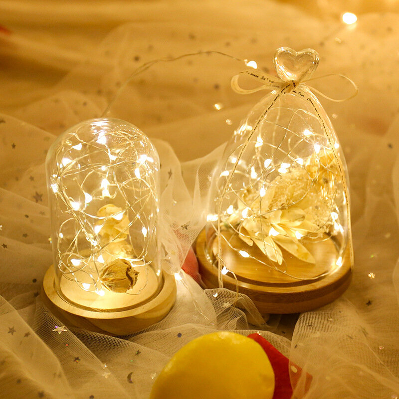الجنية أضواء LED سلسلة أضواء عيد الميلاد الديكور USB الأسلاك النحاسية LED جارلاند مصباح مقاوم للماء عطلة الإضاءة 2 متر 3 متر 5 متر 10 متر 5 فولت