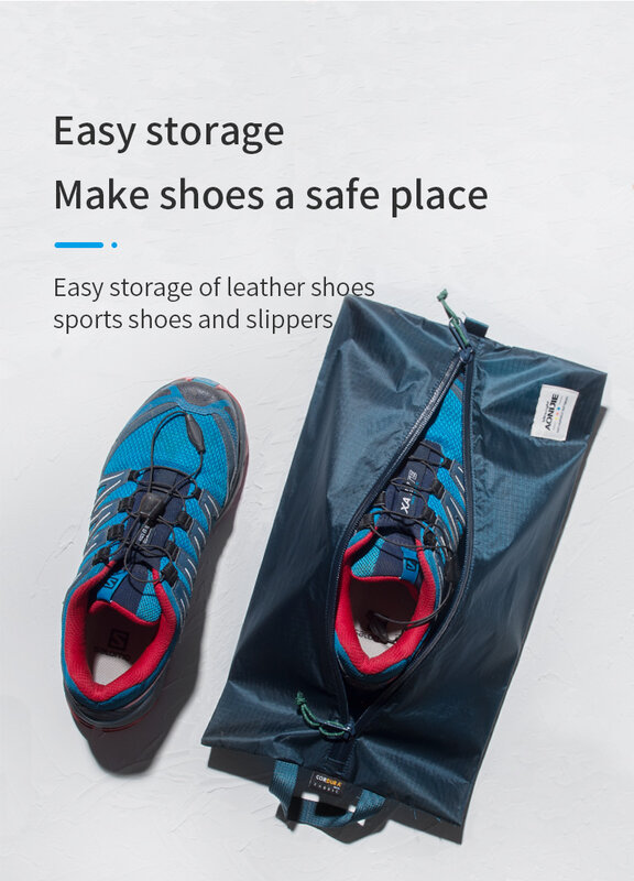 AONIJIE H3202 حقيبة أحذية التخزين المحمولة ضد الغبار والرطوبة [سهولة تخزين أحذية من الجلد أحذية رياضية ونعال]