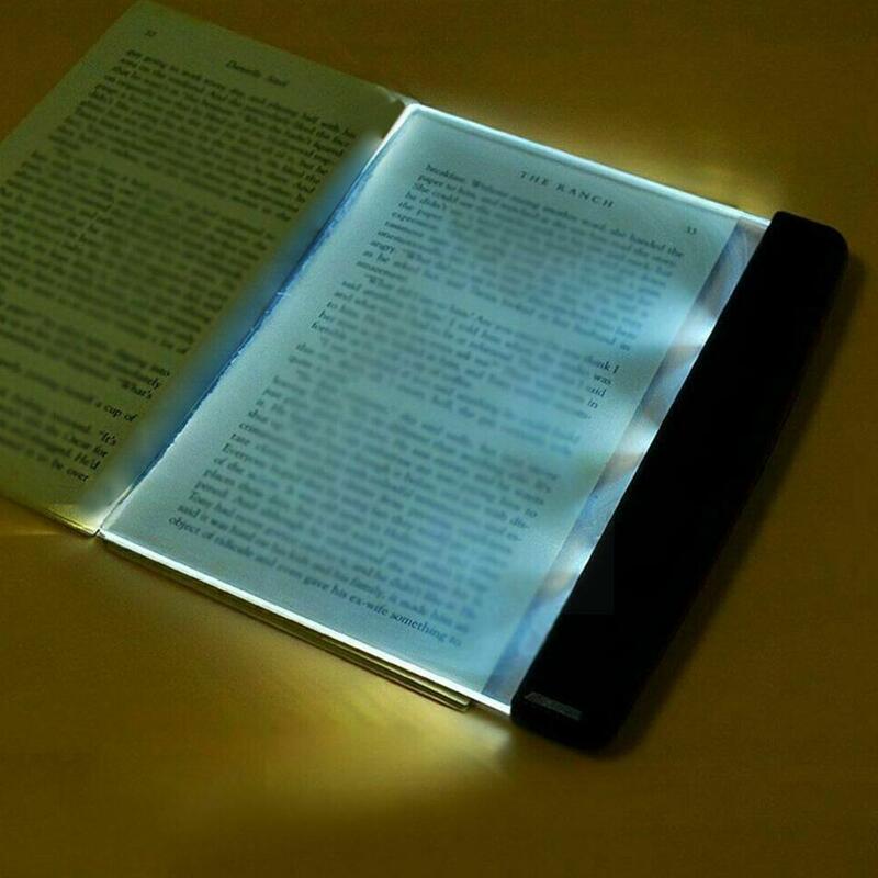 القراءة ليلة ضوء الإبداعية لوحة مسطحة العين للمنزل نوم LED المحمولة لوحة السفر عنبر لمبة مكتب للطلاب السرير X3W8