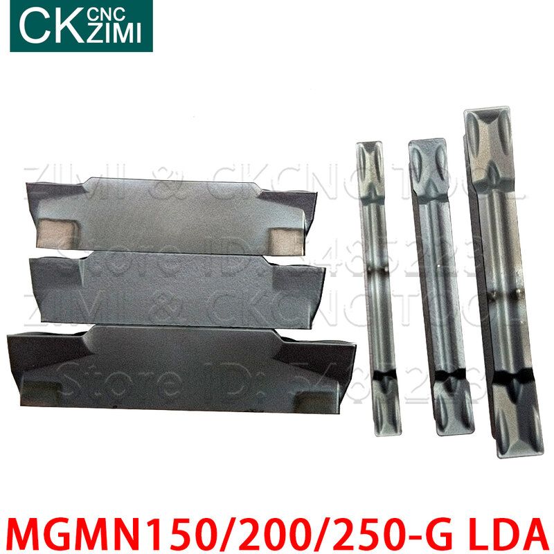 MGMN150-G LDA MGMN200-G LDA MGMN250-G LDA كربيد قطع الحز إدراج CNC مخرطة أداة MGMN للصلب الفولاذ المقاوم للصدأ