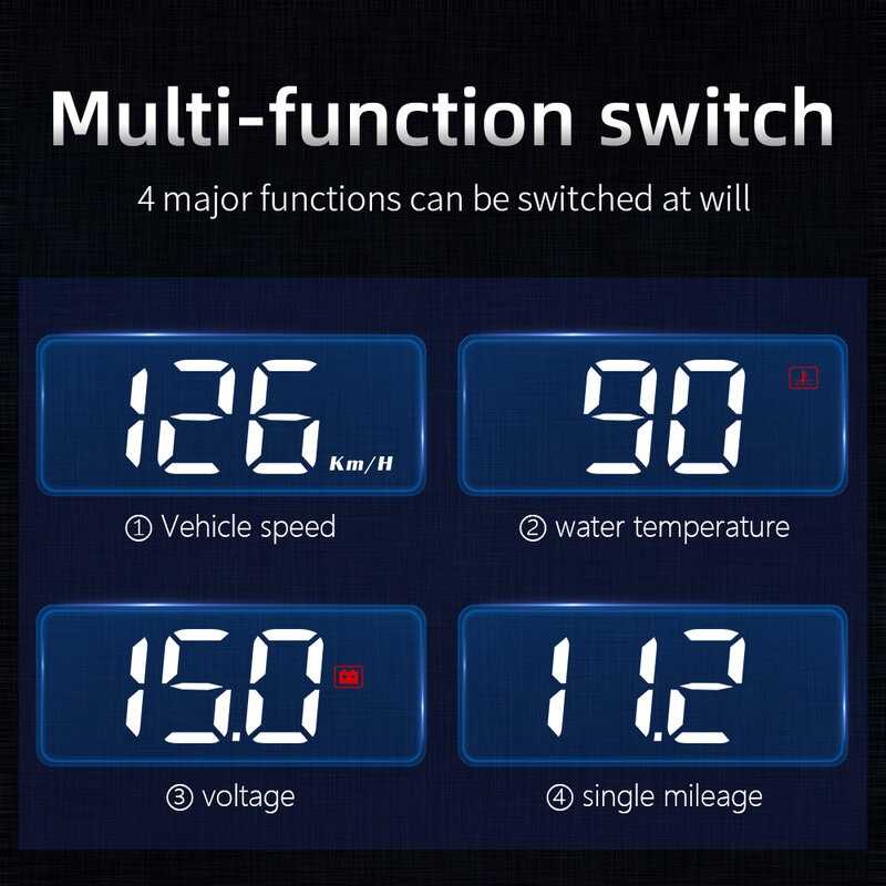 WYING M3 Auto OBD2 نظام تحديد المواقع متابعة العرض السيارات إلكترونيات هود العارض عرض رقمي سيارة عداد السرعة اكسسوارات لجميع السيارات