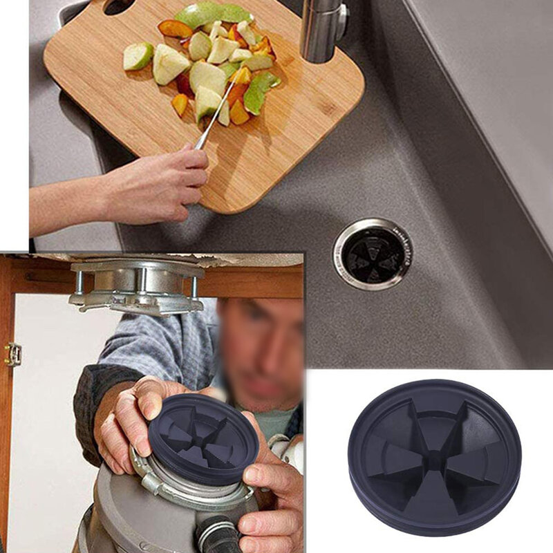 1 قطعة المطبخ سبلاش الحرس سدادة القمامة حلقة غطاء ل InSinkErator الأسود المطاط الغذاء النفايات المتخلص أدوات تنظيف الضوضاء