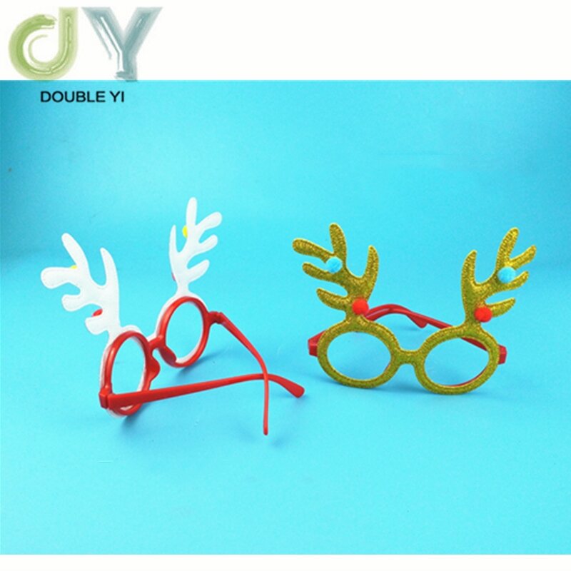 زينة عيد الميلاد لطيف الهدايا الإبداعية للأطفال هدايا رياض الأطفال نظارات عيد الميلاد