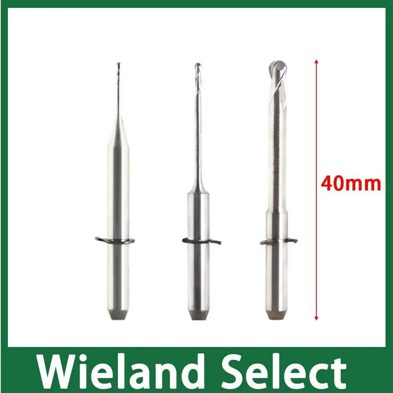 Wieland Zenotec-أدوات بطول 40 مللي متر للزركونيا ، PMMA ، PEEK ، Wax
