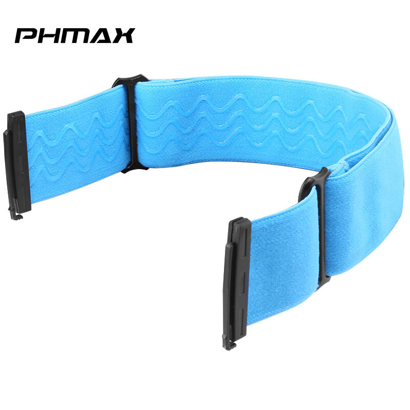 PHMAX-حزام نظارات تزلج غير قابل للانزلاق ، قابل للتعديل بحرية ، مع مشبك ، حزام غير قابل للانزلاق ، مناسب لنظارات التزلج المغناطيسية