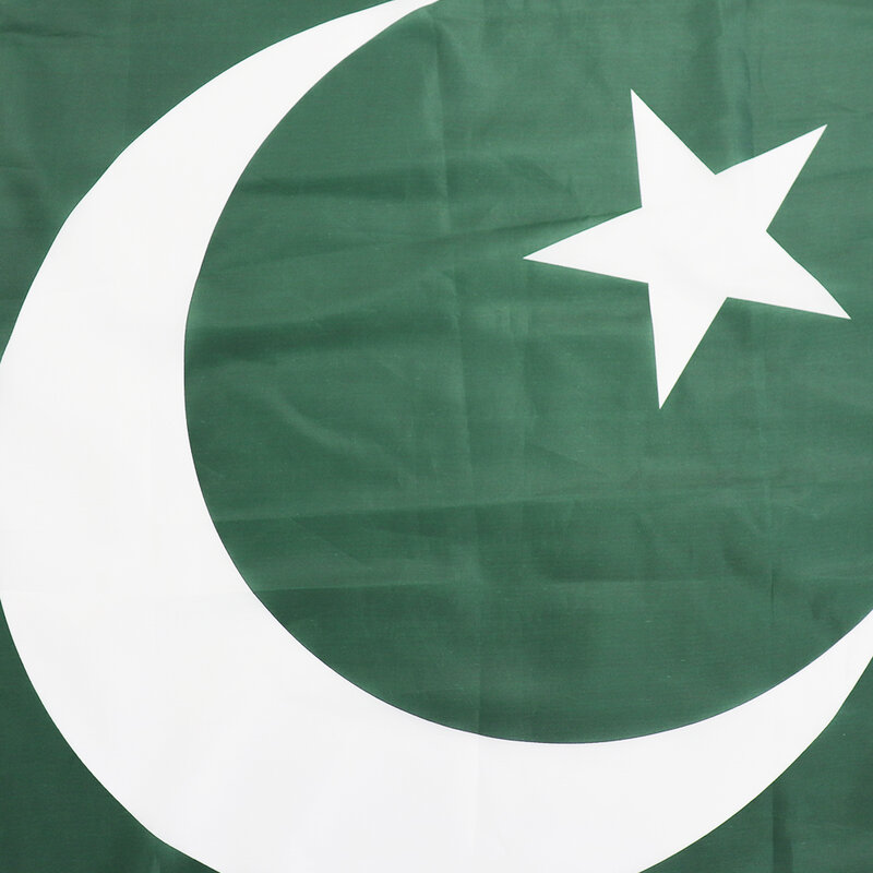 سارية العلم علم باكستان قطعة واحدة 3X5 قدم معلقة أعلام وطنية باكستانية البوليستر داخلي/خارجي للزينة شحن مجاني