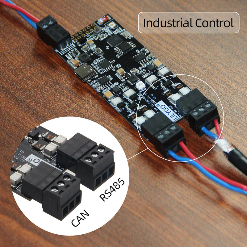 LILYGO® TTGO T-CAN485 ESP32 يمكن RS-485 يدعم TF بطاقة واي فاي بلوتوث IOT مهندس وحدة التحكم مجلس التنمية