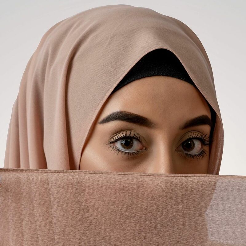2021 حجاب نسائي سادة من الشيفون حجاب جاهز للارتداء حجاب فوري شال إسلامي حجاب عربي أوشحة رأس لف