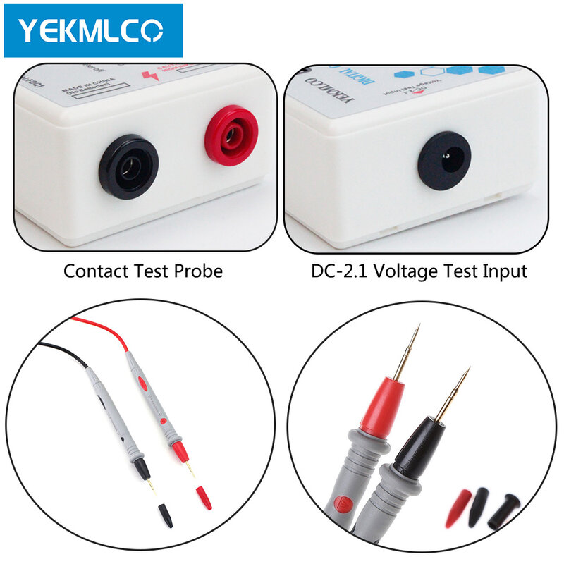 YEKMLCO الرقمية مكثف تفريغ جهاز قياس الجهد الكهربائي حماية كهربائي الجهد أداة التفريغ السريع الإلكترونية