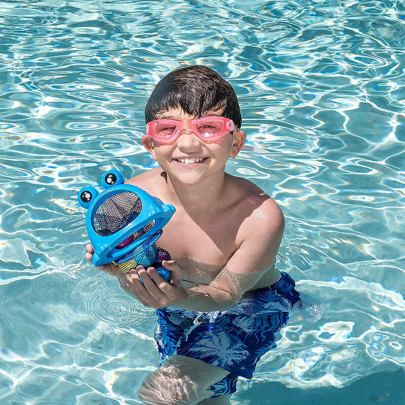 الصيف الغوص التدريب اللعب تغذية الضفدع لعبة المغذي من الأسفل إضاءة تحت الماء بحمامات السباحة الغوص اللعب حمام لعب للبنين والبنات