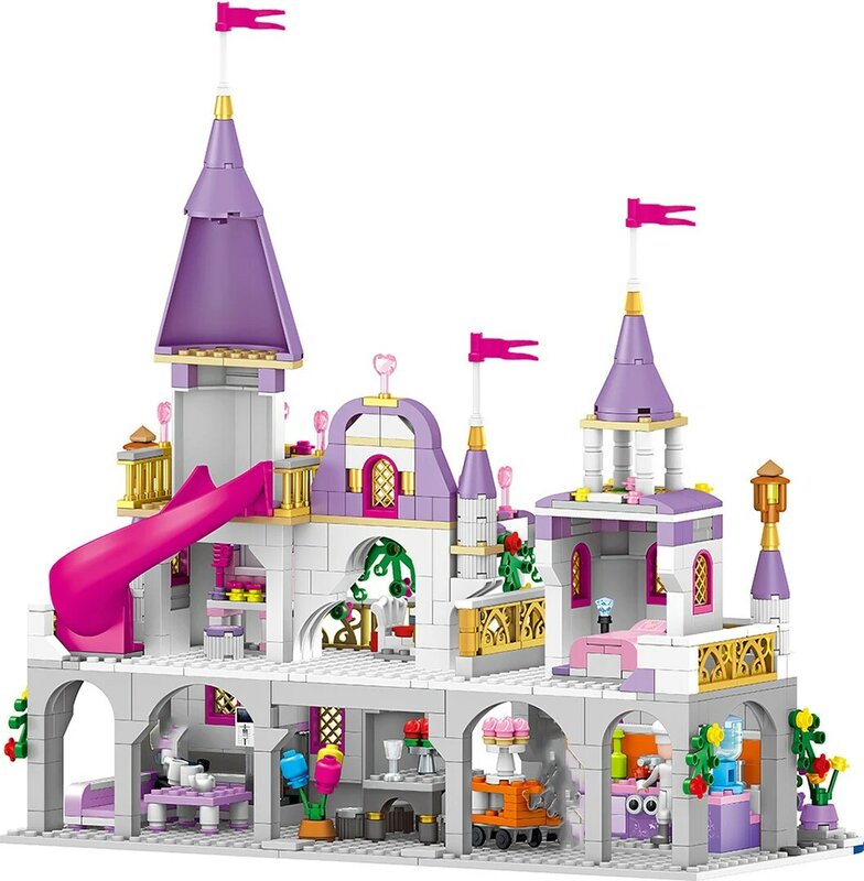 اللبنات الأصدقاء للأميرة وندسور قلعة الأمير فتاة سلسلة للأطفال التعليمية تجميعها اللعب