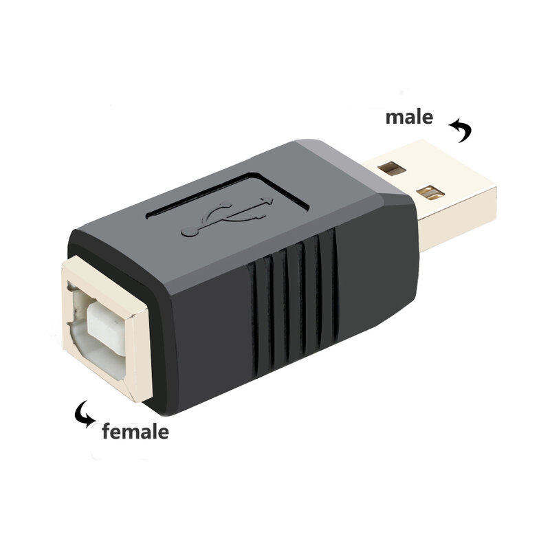 محول USB 2.0 للطابعة ، USB 2.0 ، ذكر وأنثى ، موصل محول ، بيع بالجملة