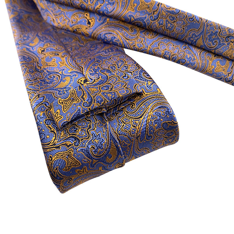 Groleson جديد الموضة الحرير الجاكار المنسوجة طباعة 8 سنتيمتر منقوشة ربطة العنق للرجال المناسبات الرسمية الأعمال هدية حفلة رابطة عنق عالية الجودة