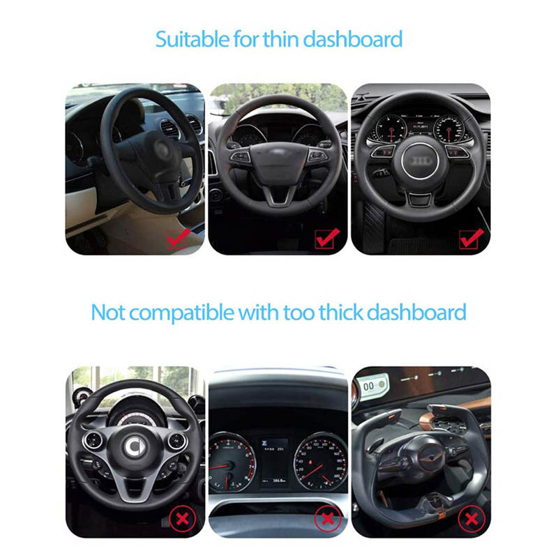 حامل سيارة للهاتف العالمي 360 درجة لتحديد المواقع حامل هاتف محمول على لوحة القيادة دعم في سيارة للهاتف اكسسوارات ل الهواتف المحمولة