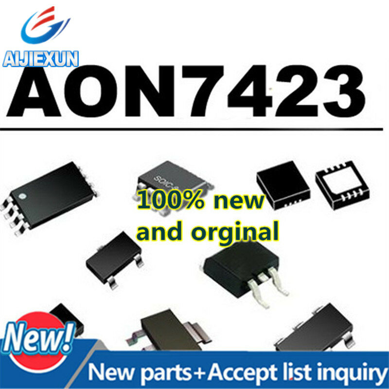 10 قطعة 100% جديد وأصلي AON7423 A0N7423 DFN MOS 20 فولت P-قناة MOSFET مخزون كبير