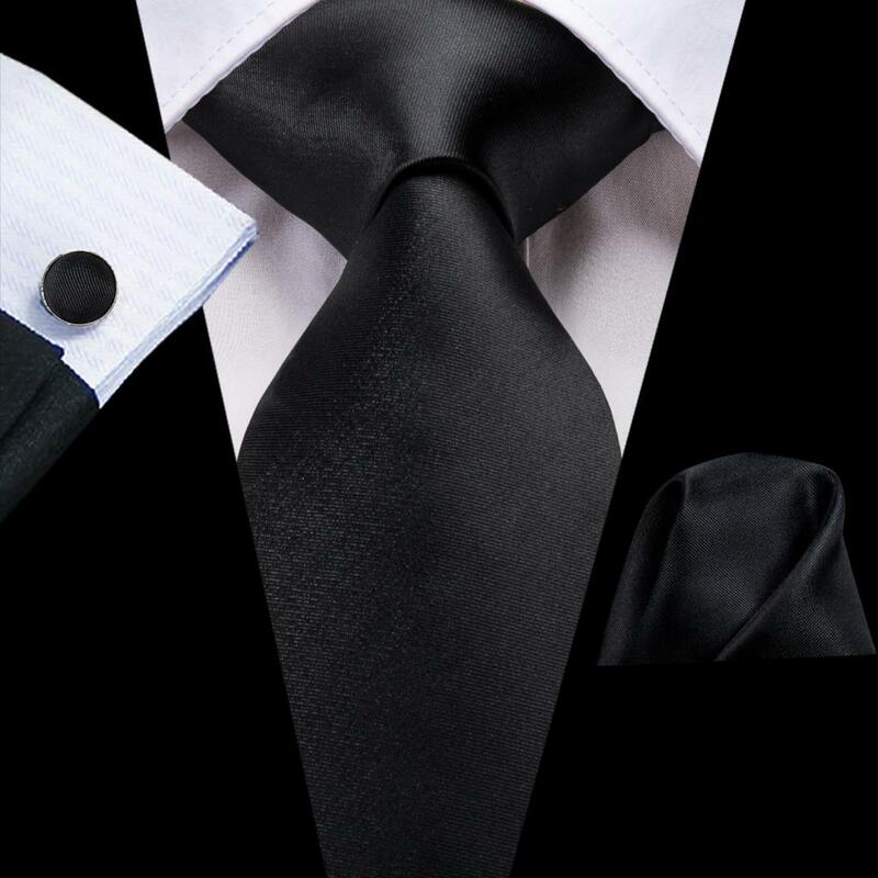 Hi-Tie 8.5 سنتيمتر أسود الصلبة مخطط بيزلي 100% الحرير رجال الأعمال التعادل رابطة عنق للرجال موضة فاخرة الزفاف ربطة العنق Gravatas