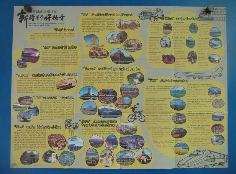 شينجيانغ السياحية خريطة الطريق (النسخة الإنجليزية)
