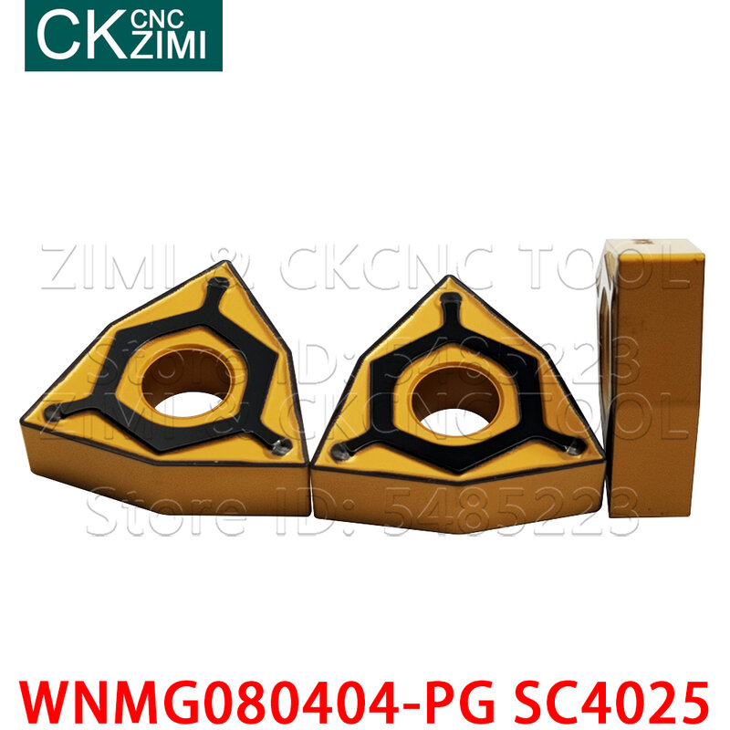 WNMG080404-PG SC4025 WNMG080408-PG SC4025 كربيد الخشب تحول أدوات CNC المعادن مخرطة أدوات عالية الجودة WNMG للصلب