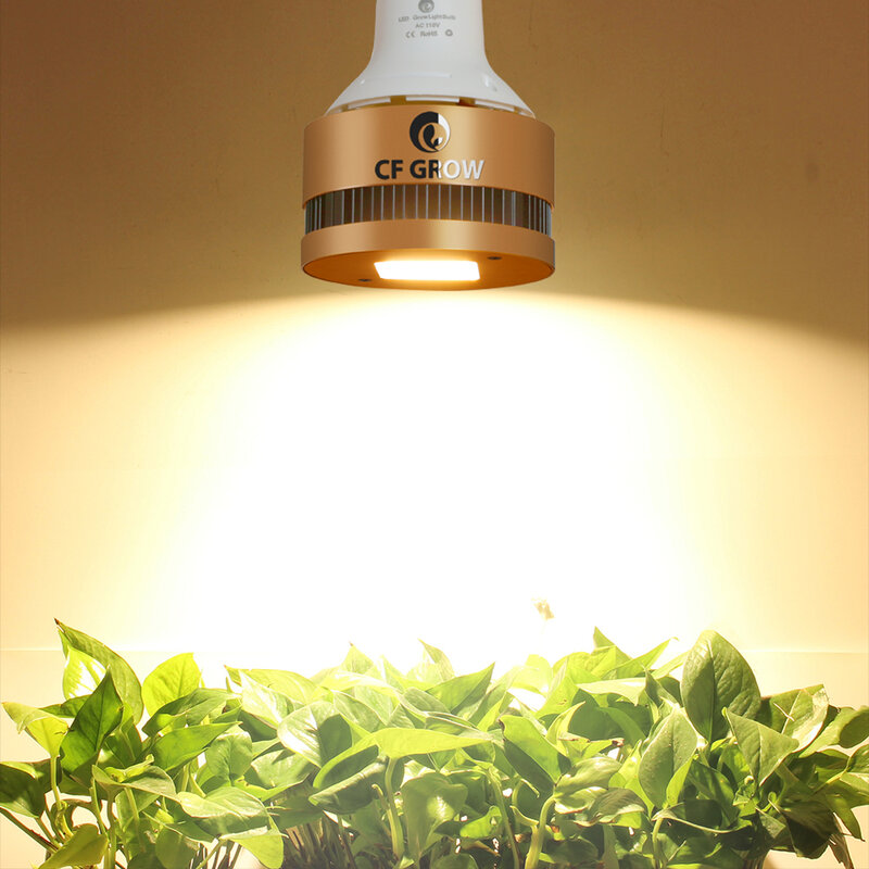 الطيف الكامل تنمو لمبة 150 واط COB LED نمو النبات ضوء مع تبديد الحرارة 110 فولت 220 فولت ل داخلي النبات الدفيئة الخضار حديقة