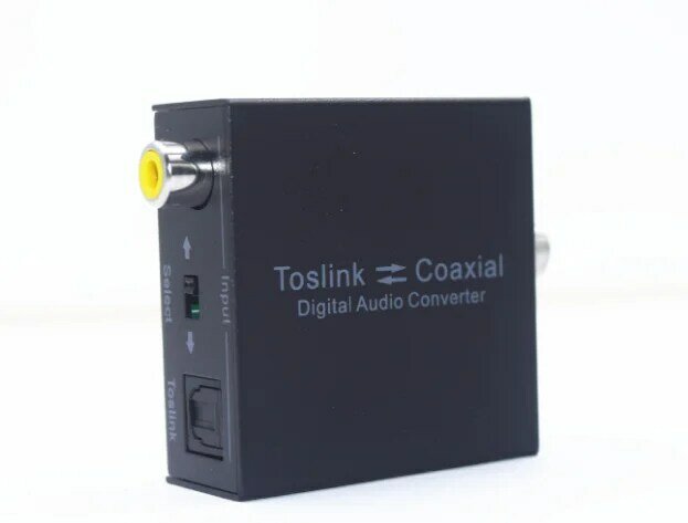 2-way محول صوت رقمي محوري Toslink محول صوت ل DVD