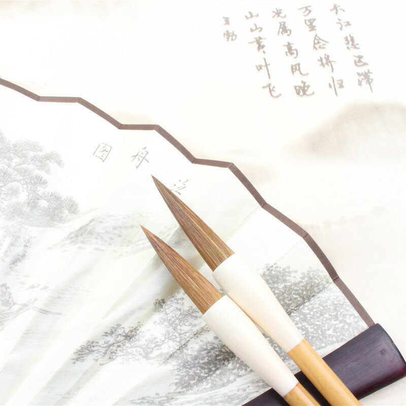 مجموعة أقلام الخط الصينية لكتابة شعر ابن عرس تصلح للطلاب في المدارس مستلزمات الحرف اليدوية