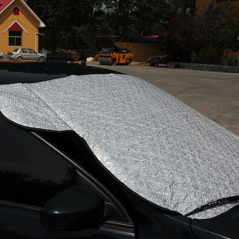 سيارة الجبهة نافذة غطاء شاشة السيارات غطاء الشمس سيارة الزجاج الأمامي الظل الغبار حامي مكافحة الثلوج الصقيع الجليد درع سيارة الزجاج الأمامي كوف